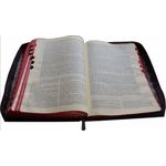 Bíblia de Jerusalém - Editora Paulus - Couro Marrom Ziper