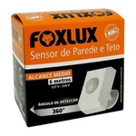 Sensor de Presença Sobrepor Parede e Teto Bivolt Foxlux 3206