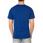 Camiseta Masculina Lisa 100% Algodão - Azul