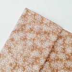 Tecido Tricoline 100% algodão arabesco - marrom