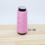 Linha para costura Resistente 2000j - cor 108 (rosa chiclete)