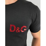 Camiseta Dolce G Logo Vermelho Brilhoso