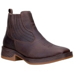 Botina Western Masculina Em Couro Original Capelli Boots