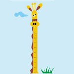Régua de Crescimento - Girafa