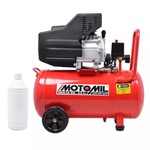 Motocompressor de Ar 8,8 Pés3/min 2,5HP 50 Litros Bivolt - MOTOMIL