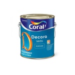  Decora Acrílico Premium Seda Cor Branco Coral 3,6L