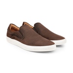 Sapatênis Casual Masculino Slip-on CNS Brown 