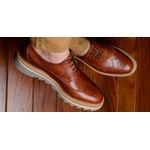 Sapato Casual Masculino Derby CNS+ 395004 Whisky