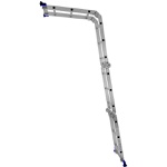 Escada Articulada de Alumínio - 4X3 (12 degraus)