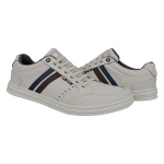 Sapatenis Masculino Casual CRshoes Couro Gelo 