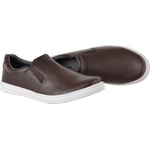 Slip Masculino CRshoes Elastico laterial Cafe 