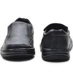 Sapato Masculino Conforto Elástico Preto