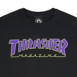 Camiseta Thrasher Outlined Black Purple