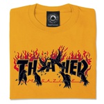 Camiseta Thrasher Crow Amarelo