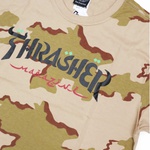 Camiseta Thrasher Especial Caligraphy Marrom