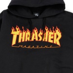 Moletom Thrasher Flame Logo Black