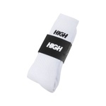 Socks Logo High White