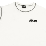 Camiseta High Tee Logo Colored White Black
