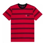 Camiseta HUF x Spitfire Striped Knit Red