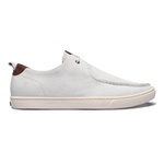 Sapato Masculino Sneaker 2furos Camurca Off White