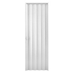 Porta Sanfonada PVC Branca Com Batente PERMATEX 210 x 0,80 cm
