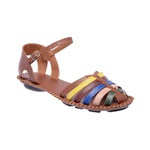 sandalia baixa fechada na frente