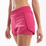 Short Duplo Feminino Run Collors - Rosa Pink