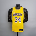 Lakers Silk O'Neal Camisa 34 Especial 75 Anos