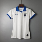 Camisa FEMININA Seleção Brasileira Away - Branco 20/21