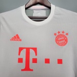 Camisa Bayern de Munique Away 20/21 Cinza e Branco Torcedor