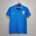 Camisa Gola Polo Brasil 21/22 - Azul