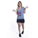 Camiseta Feminina Funfit - Faço Yoga Mas Não Sou Calma