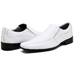 Sapato Social Masculino Esporte Fino Branco