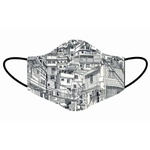 Kit 4 Máscara Lavável Personalizada Estampa Favela Tecido Duplo 
