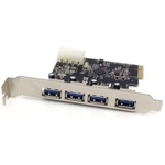 PLACA PCI-E USB3.0 5gbps COM 4 PORTAS DEX 