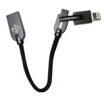 CABO 2X1 LIGHTNING E MICRO USB PMCELL