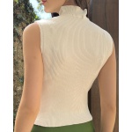 Cropped Tricot Creme