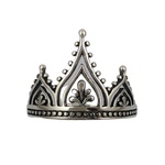 Anel Coroa em Prata 925
