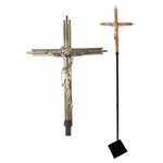 Cruz Processional Icone Cristo Modelo 1