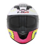CAPACETE LS2 STREAM COUTURE WHITE/PINK 