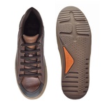 Sapatenis em Couro Casual Masculino Connect - Brown