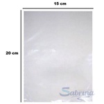 Saco Plástico PE 15x20cm Transparente 1kg-006