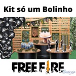 Kit Só Um Bolinho Free Fire 89 peças Festcolor