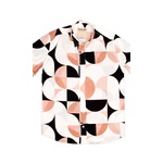 Camisa Estampada Geométrica Unissex Montreux - Mahs