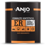 Esmalte Sintético ER 0,9L Preto Fosco - Anjo