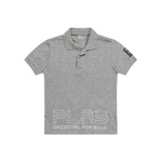 Camiseta Playground Gola Polo 4 ao 10 Cinza