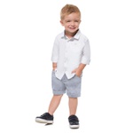 Conjunto Milon Bebê Masculino Camisa + Bermuda