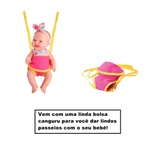Boneca Bebê Canguru Passeando Com O Bebê 20 Cm Bambola