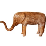 Escultura de Elefante em Madeira