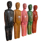 Painel Esculturas de Corpos Coloridos